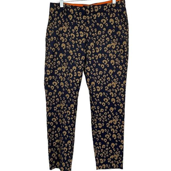 Scotch & Soda Leopard Print Jacquard Blazer & Pant Suit Size S / M Ankle Length - Picture 15 of 16